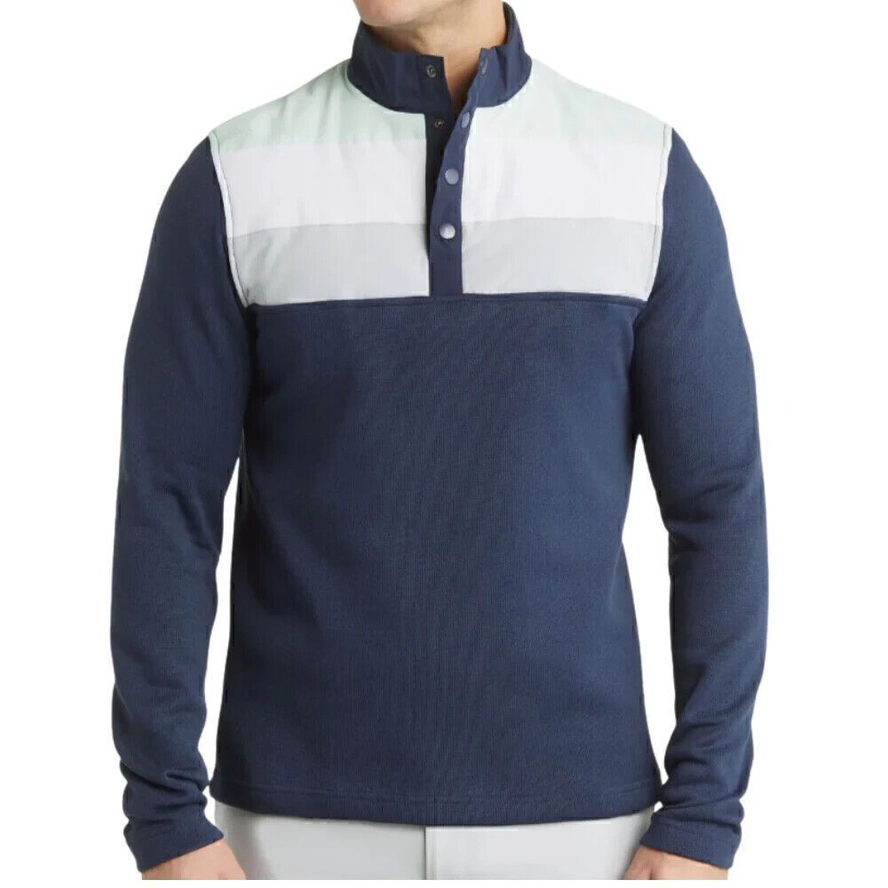 New Men's Swannies Foxx Fleece Golf Quarter Snap Jacket XL